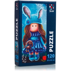 Puzzle Pretty doll in the moonlight, 23x30 cm, 120 piese De.tail DT100-02 - Img 2