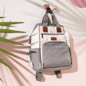 Rucsac multifunctional mamici Astrid, Skiddou, Keep pink, Roz - Img 2