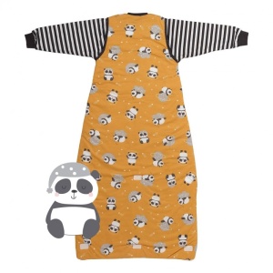Sac de dormit cu maneca lunga detasabila Panda 110 cm 1.0 Tog - Img 2