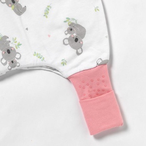 Sac de dormit cu picioruse si maneca lunga detasabila Koala bear 110 cm + manseta 2.5 Tog - Img 4