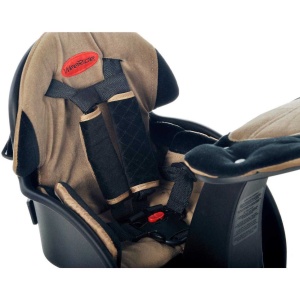 Scaun bicicleta copii Deluxe, Pozitie montare Centru, 15 Kg si Casca Protectie XS 44-48 Penguin WeeRide WR03SKPG - Img 5