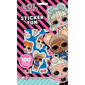 Set 100 stickere reutilizabile LOL Surprise Alligator AB3070LOLSF3