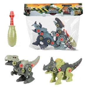 Set 2 Dinozauri Demontabili cu Surubelnita Inclusa Toi-Toys TT43965Z - Img 7