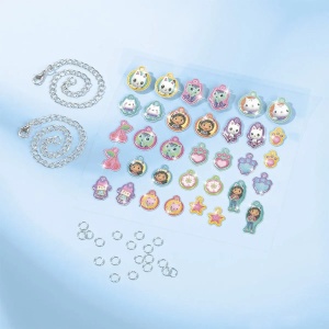 Set 2 in 1 Gabby's Dollhouse - Bratari cu pandantive & carioci de suflat - Img 2