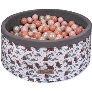 Set 200 Bile din Plastic Colorate, 7 cm Flumi FM3302911 - Img 11