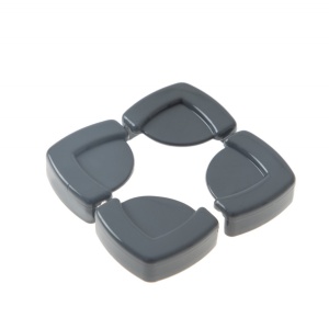 Set 4 protectii pentru colturi mobila BabyJem, antracit