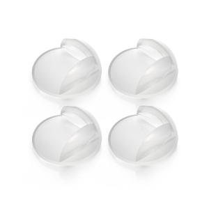 Set 4 protectii universale pentru colturi, din plastic transparent, cu banda adeziva, rezistente la muscaturi, fara PVC, Reer 82049 - Img 11