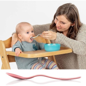 Set 5 lingurite hranire bebelusi, flexibile, cu maner anatomic, 3+ luni, Reer BabySpoon 23022 - Img 7