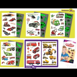 Set 53 tatuaje temporare tip autocolante Masini Tytoo KOPXX1800014 - Img 4