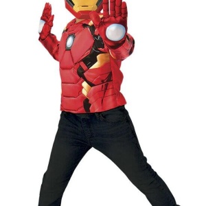 Set bluza cu muschi & masca - Iron Man