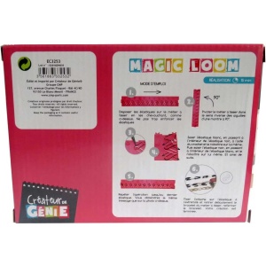 Set creativ elastice Magic Loom, un suport si accesorii incluse, 314 piese CMP CMPEC3253 - Img 4