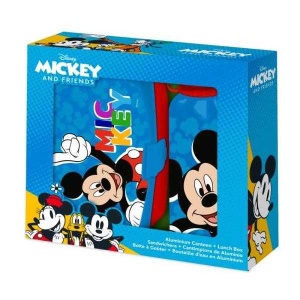 Set cutie sandwich si recipient lichide aluminiu 500ml Mickey Play SunCity EWA30007MK - Img 3