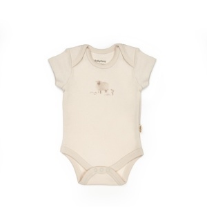 Set de 10 piese pentru nou nascut, 100% bumbac organic, Lamb, BabyCosy - Img 6