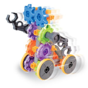 Set de constructie 3 in 1 STEM - Robotel & masinute saniter
