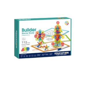 Set de constructie STEAM - Fulgi de zapada (112 piese) - Img 3