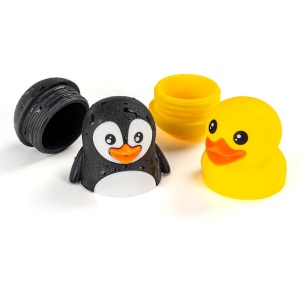 Set jucarii de baie din silicon pentru bebelusi MyHappyBath Toys , 6+ luni, Reer 76093 - Img 8
