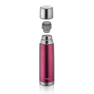 Sticla termos din otel inoxidabil vidat ColourCup, 450 ml, rosu, Reer 90524 - Img 7