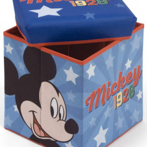 Taburet pentru depozitare jucarii Mickey Mouse - Img 2