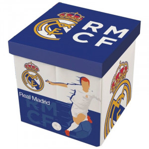 Taburet pentru depozitare jucarii Real Madrid CF