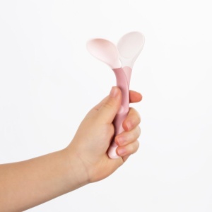 Tacamuri flexibile pentru copii, lingurita si furculita, fara BPA, roz, 6+ luni, Reer 23044 - Img 6