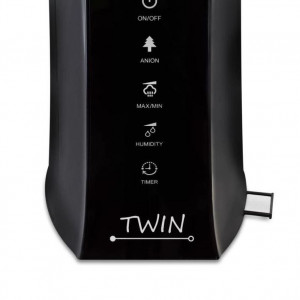Umidificator cu ionizare si difuzor arome TWIN negru, Airbi BI3221 - Img 5