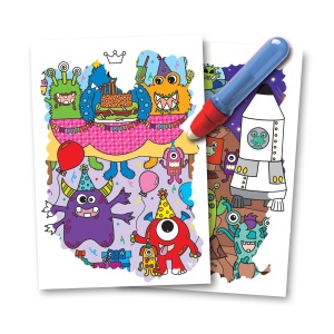 Water Magic: Carte de colorat Monstruleti si extraterestrii - Img 3