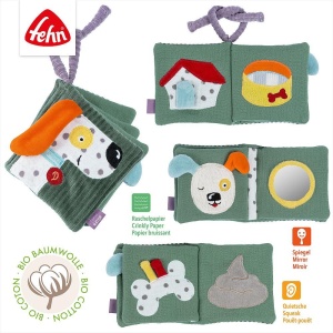 Carte din plus pentru bebelusi - Catelus NATUR - Img 4