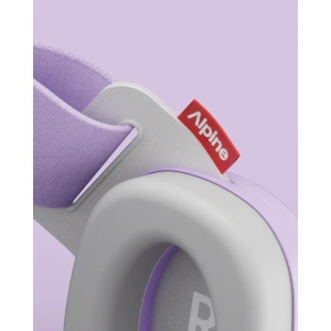 Casti antifonice pentru bebelusi si copii pana la 4 ani, ofera protectie auditiva, SNR 24, mov, ALPINE Muffy Baby Dawn Purple ALP29675 - Img 2