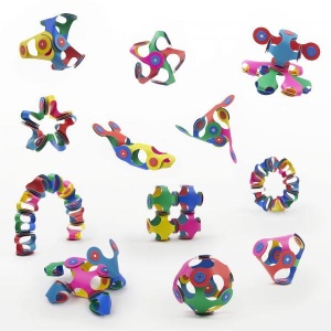 Clixo® joc magnetic de construit - Tiny & Mighty (9 piese) - Img 2