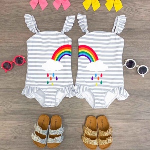 Costum de baie - Curcubeu - gemene Drool