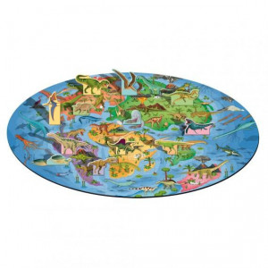 Cunoaste si exploreaza - Puzzle Lumea dinozaurilor (200 piese) - Img 2