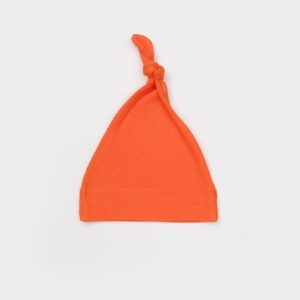 Cutie 4 piese pentru nou nascut - 100% bumbac organic - Portocaliu, BabyCosy - Img 3