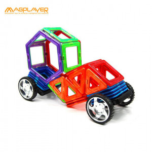 Joc de constructie magnetic - 118 piese - Img 2