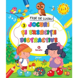Jocuri si exercitii distractive 3 Editura Kreativ EK5584