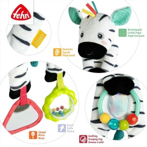 Jucarie senzoriala bebelusi Dobabydoo - Zebra - Img 3