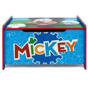 Ladita din lemn pentru depozitare jucarii Mickey Mouse - Img 3