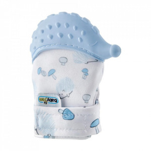 Manusa bebelusi pentru dentitie Scratch Gloves (Culoare: Bleu) - Img 4