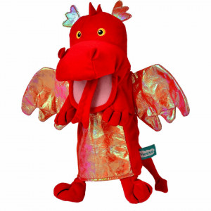 Marioneta de mana Dragonul Rosu Fiesta Crafts FCT-2363 - Img 1