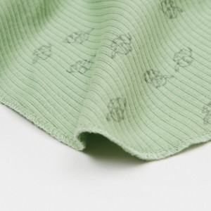 Paturica Printed, BabyCosy, 50% modal+50% bumbac, Verde, 85X85 cm - Img 4