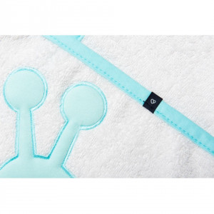Prosop de baie cu broderie Girafa 100x100 Womar Zaffiro AN-ZG-100 - Img 3