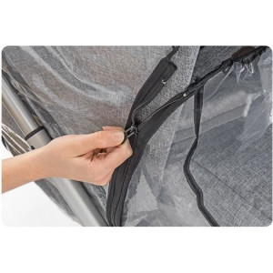 Protectie de ploaie universala cu fermoar pentru carucioare RainCover Classic+ REER 84069 - Img 4