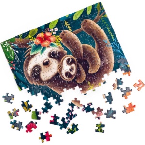 Puzzle Cute sloth, 23x30 cm, 120 piese De.tail DT100-06 - Img 3