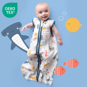 Sac de dormit Bamboo Under the Sea 90 cm 0.5 Tog - Img 3