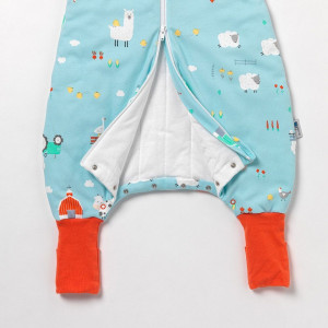 Sac de dormit cu picioruse si maneca lunga detasabila Farmyard 80 cm + manseta 2.5 Tog - Img 3