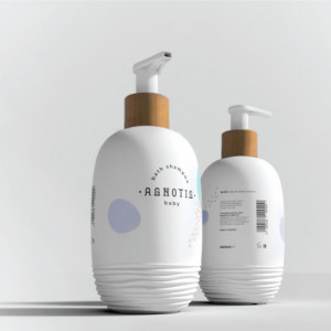 Sampon si gel de dus 2 in 1 pentru bebelusi si copii Agnotis 400 ml - Img 2