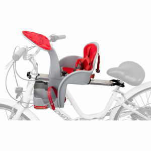 Scaun bicicleta copii SafeFront Clasic, Pozitie montare Centru, 15 Kg si si Casca Protectie XS 44-48 Penguin WeeRide WR09SKPG - Img 4