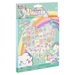 Set 100 abtibilduri cu unicorni