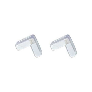 Set 2 aparatori din silicon pentru colturi 4x4x1.5 cm Ikonka IK6861 - Img 2
