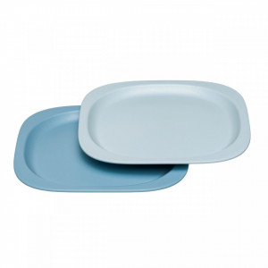 Set 2 farfurii pentru mancarea copiilor nip Eat Green 37068 - Img 4