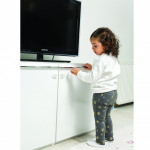 Set 2 mini sigurante universale pentru usi si dulapuri BabyJem - Img 4